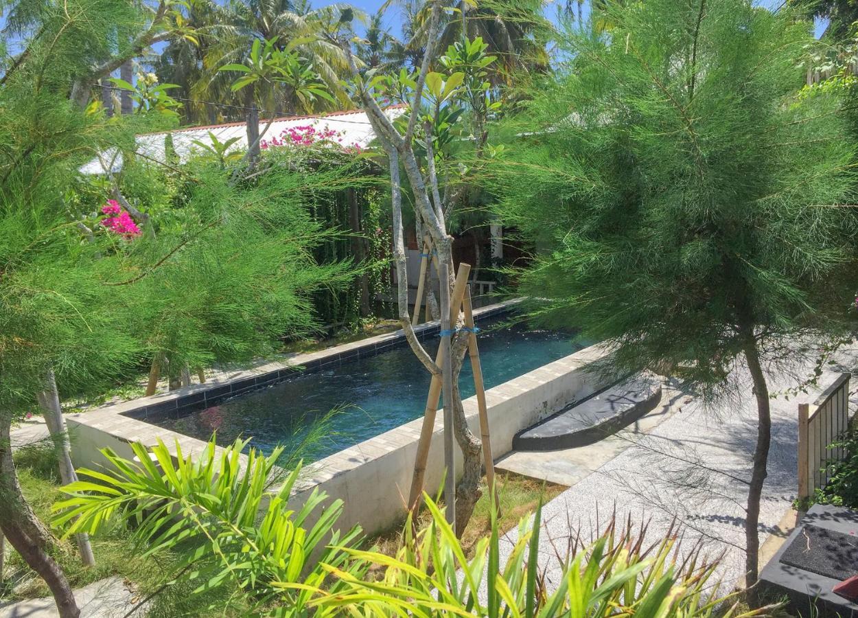 The Huts Villa Gili Trawangan Exteriör bild